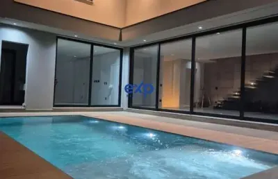 Casa em condomínio fechado com 4 quartos à venda na rua romilda aparecida cruz, 658, residencial jatibela, campinas por r$ 6.400.000