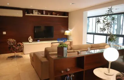 Apartamento com 4 quartos à venda na avenida ibijaú, 191, indianópolis, são paulo por r$ 2.450.000