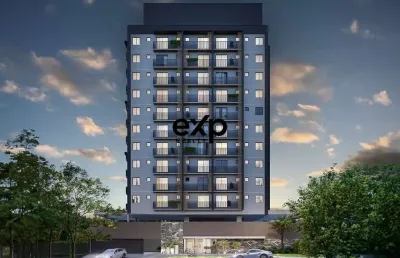 Apartamento com 1 quarto à venda na rua colombo, 1556, centro, são josé dos pinhais por r$ 319.512