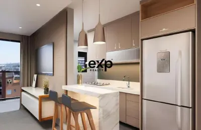 Apartamento com 2 quartos à venda na rua sete de setembro, 462, centro, pinhais por r$ 419.903