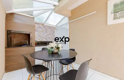 Casa em condomínio fechado com 3 quartos à venda na rua oliveira viana, 1334, hauer, curitiba por r$ 739.000