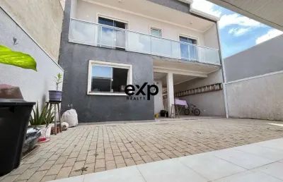Casa em condomínio fechado com 4 quartos à venda na rua nossa senhora aparecida, 2966, santa terezinha, fazenda rio grande por r$ 599.900