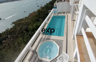 Casa em condomínio fechado com 4 quartos à venda na rua dourado, 180, península, guarujá por r$ 5.800.000