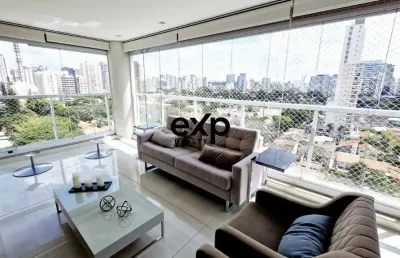Apartamento com 4 quartos à venda na jornalista roberto marinho, 470, brooklin, são paulo por r$ 4.600.000