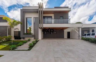 Casa em condomínio fechado com 3 quartos à venda na rua nova tirol, 1700, vila são tiago, piraquara por r$ 1.649.900