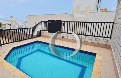 Cobertura à venda, 426 m² por r$ 695.000,00 - pitangueiras - guarujá/sp