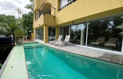 Casa com 4 dormitórios à venda, 630 m² por r$ 6.500.000,00 - são pedro  - guarujá/sp
