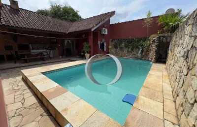 Casa em condomínio fechado com 3 quartos à venda na Rua José Giacometti, 250, Balneario Praia do Perequê, Guarujá