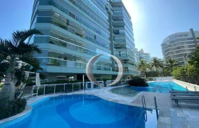 Apartamento com 4 dormitórios à venda, 260 m² por r$ 10.000.000,00 - riviera de são lourenço - bertioga/sp