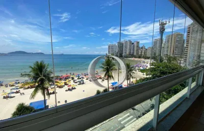 Apartamento com 4 dormitórios à venda, 140 m² por r$ 2.300.000,00 - astúrias - guarujá/sp