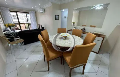 Apartamento com 3 dormitórios à venda, 100 m² por r$ 750.000,00 - pitangueiras - guarujá/sp