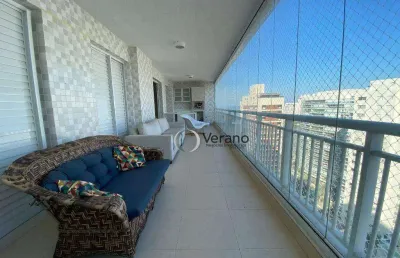 Apartamento com 3 dormitórios à venda, 118 m² por r$ 1.150.000,00 - astúrias - guarujá/sp