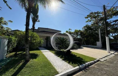 Casa em condomínio fechado com 5 quartos à venda na Avenida Manoel Alves de Moraes, 101, Jardim Três Marias, Guarujá