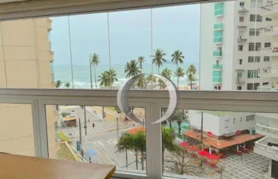 Pitangueiras guaruja, vista para o mar, pé na areia