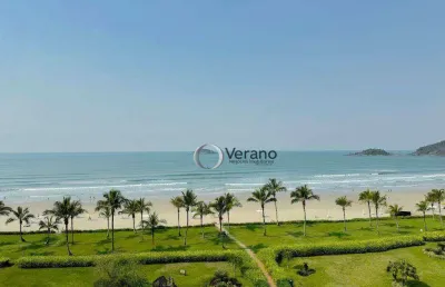 Cobertura frente mar na riviera, piscina e espaço gourmet, 4 vagas