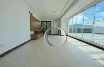 Praia da enseada, guarujá, oportunidade, cobertura penthouse, amplo espaço 191 m2, 3 vagas na garagem