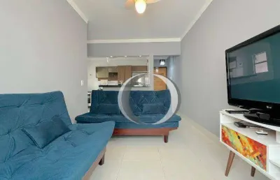 Praia da enseada, guarujá, 300 metros da praia, lindo apartamento de 1 quarto