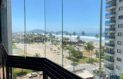 Apartamento na enseada a 50 metros da praia com vista mar