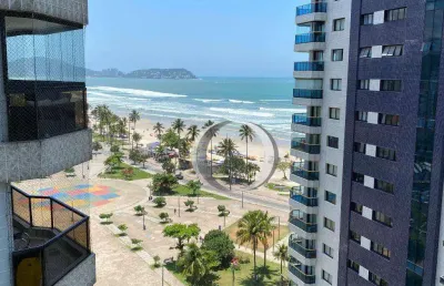 Apartamento com 2 quartos sendo 1 suíte, com vista mar, á 50 metros da praia