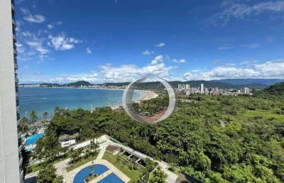 Apartamento com linda vista mar, com 2 vagas de garagem, lazer estilo club