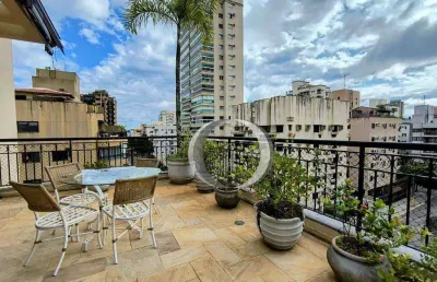 Cobertura duplex reformada em fino acabamento, poucos metros da praia da enseada - guarujá/sp