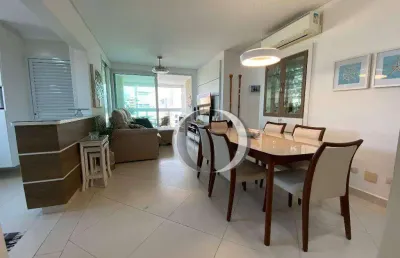 Apartamento com 3 suítes e vista para o mar, em predio de alto padrão na praia da enseada