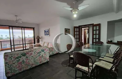 Apartamento vista mar com 3 dormitórios à venda na  enseada - guarujá/sp