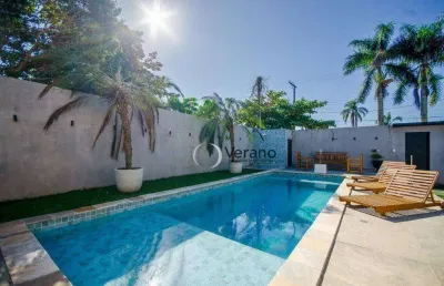 Linda casa no pernambuco totalmente reformado e decorado, 250 metros da praia