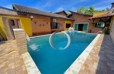 Casa a venda no jardim virginia, 4 quartos (sendo 2 suítes), piscina e churrasqueira