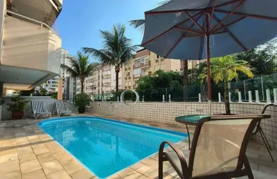 Cobertura reformada com 3 suítes e lazer privativo, 180 m² por r$ 1.100.000 - enseada - guarujá/sp
