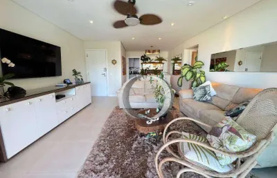 Apartamento a venda no morro do maluf, frente mar, 3 quartos (sendo 2 suítes), condominio clube