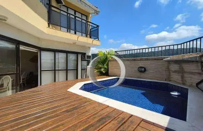 Cobertura com 3 dormitórios à venda, 137 m² por r$ 1.000.000,00 - enseada - guarujá/sp