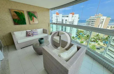 Apartamento com 3 dormitórios à venda, 160 m² por r$ 4.950.000,00 - riviera de são lourenço - bertioga/sp