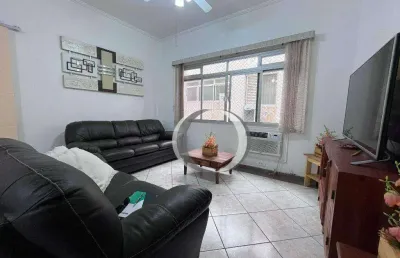 Apartamento com 2 dormitórios à venda, 90 m² por r$ 430.000,00 - enseada - guarujá/sp