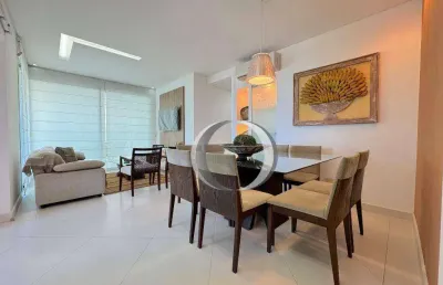 Apartamento com 3 suítes, vista para o mar, varanda gourmet, 2 vagas à venda, 127 m² por r$ 950.000 - enseada - guarujá/sp