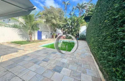 Casa com piscina, espaço gourmet, 3 quartos (sendo 1 suíte) à venda, 227 m² por r$ 850.000 - loteamento joão batista julião - guarujá/sp