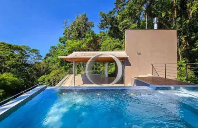 Casa com 4 dormitórios à venda, 620 m² por r$ 15.000.000,00 - tijucopava - guarujá/sp