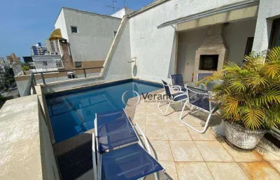 Cobertura à venda, 280 m² por r$ 700.000,00 - enseada - guarujá/sp