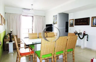 Apartamento com 3 dormitórios à venda, 120 m² por r$ 850.000,00 - pitangueiras - guarujá/sp