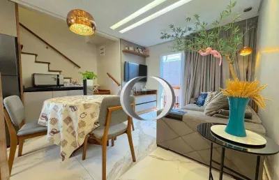 Casa com 2 dormitórios à venda, 75 m² por r$ 390.000 - enseada - guarujá/sp