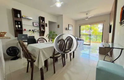 Apartamento reformado com 2 quartos (sendo 1 suíte), 1 vaga, à venda, 85 m² por r$ 420.000 - enseada - guarujá/sp