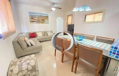 Apartamento com 3 dormitórios à venda, 90 m² por r$ 450.000,00 - enseada - guarujá/sp