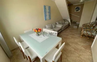 Cobertura à venda, 160 m² por r$ 750.000,00 - enseada - guarujá/sp