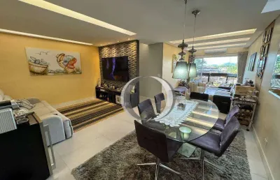 Apartamento com 3 dormitórios à venda, 110 m² por r$ 700.000,00 - enseada - guarujá/sp