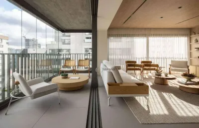 Apartamento decorado com 2 suítes na vila nova conceição