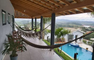 Chácara com 6 dormitórios à venda, 1420 m² por r$ 1.900.000 - almeida prado - igaratá/sp