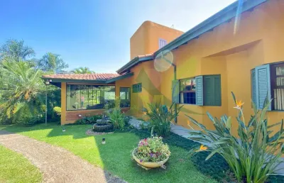 Chácara de luxo em loteamento fechado - porteira fechada