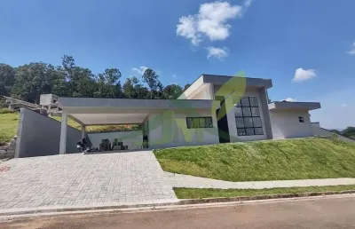 Casa térrea de luxo no condomínio quintas da boa vista em atibaia: conforto