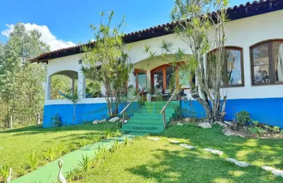 Sítio de alto padrão à venda em piracaia, sp - vista para represa