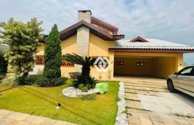Sobrado com 4 dormitórios à venda, 501 m² - residencial santa helena - caçapava/sp